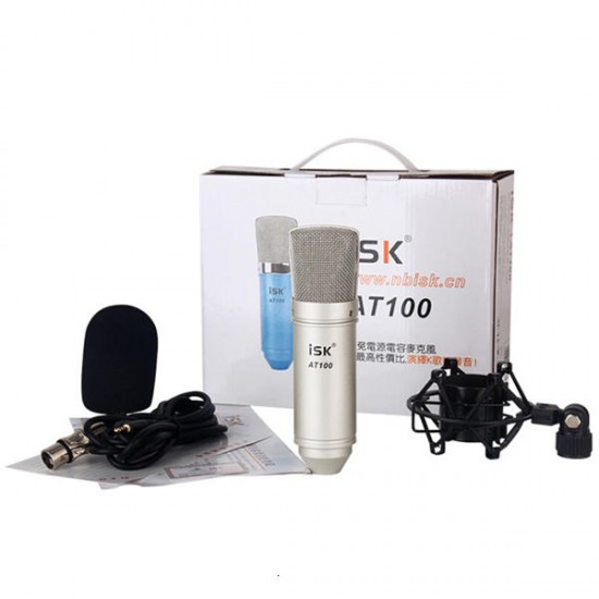 ISK AT100 Condenser Studio Microphone Sound Recording Microphone Kit ISK AT100 Condenser Studio Microphone Sound Recording Microphone Kit