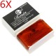6PCS Light Bow Rosin Resin For Violin Viola Cello Strings Orchestral Accessories