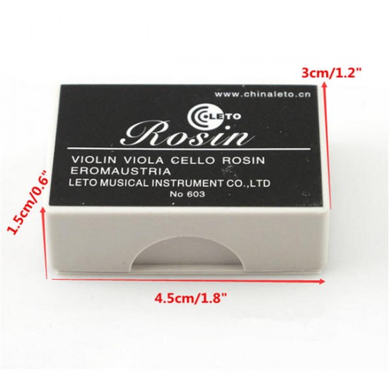 6PCS Light Bow Rosin Resin For Violin Viola Cello Strings Orchestral Accessories