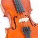 1/2 Size Natural Acoustic Violin Fiddle Instrument with Bow Rosin Carry Case