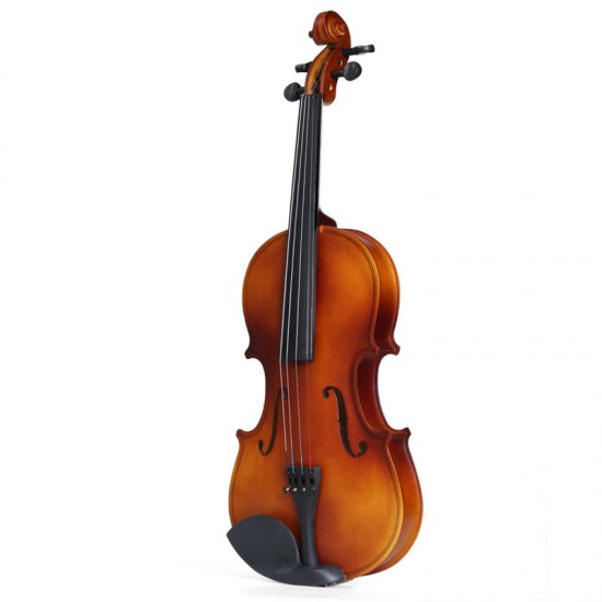 4/4 Full Size Basswood Matte Finish Violin with Case for Beginner