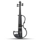 4/4 Size Basswood Electric Violin Alloy String Headphone With Case For Violin Beginner