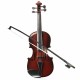 4/4 Ukuran Penuh Plastic Adjustable String Kids Instrument Simulation Violin Toys