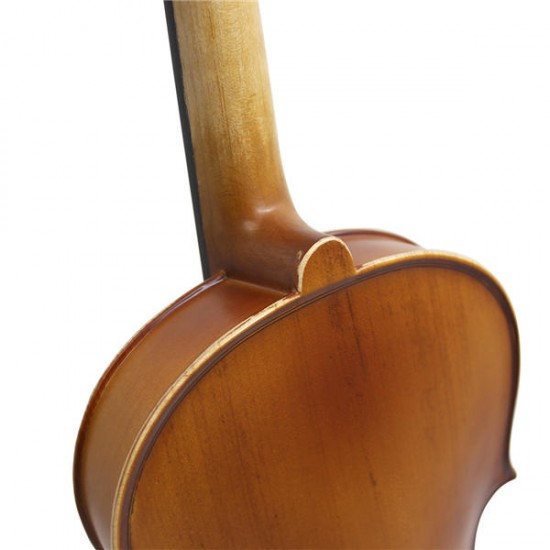 Aston 4/4  Spruce wood Carving Violin with Bow String Rosin Mute Case AV-30