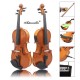 Astonvilla 4/4 Solid Electroacoustic Violin with Pickup Case&Accessories