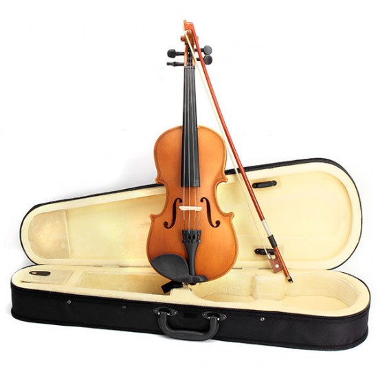 Deviser V-35 Spruce 1/2 1/4 Violin with Case Rosin Bow For Children