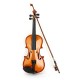 Deviser V-80 Spruce Solid Top 1/2 1/4 Violin with Case Rosin Bow