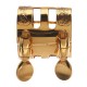 1Pc Gold Plated Alto Saxophone Mouthpiece Ligature  Clip