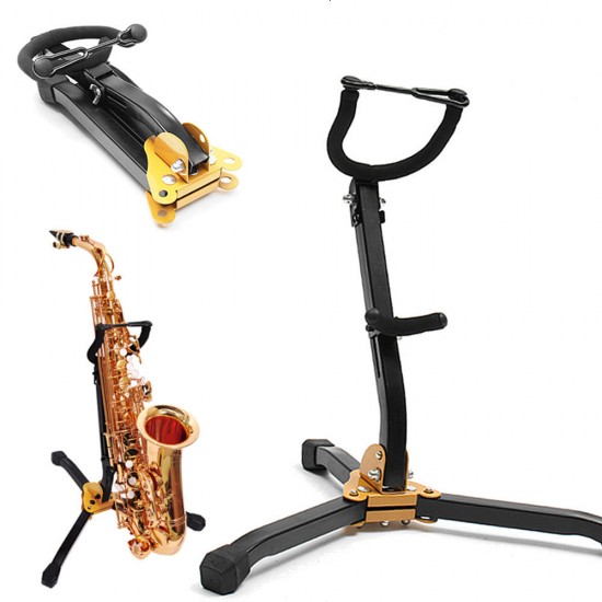 33cm Steel Folding Tripod Holder Detachable Saxophones Stand For Sax Tenor /Alto 33cm Steel Folding Tripod Holder Detachable Saxophones Stand For Sax Tenor /Alto
