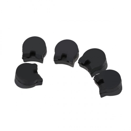 5pcs Practical Rubber clarinet Finger Cushions Black