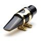 Alto Eb Saxphone Sax Mouthpiece Plastic with Metal Buckle Cap