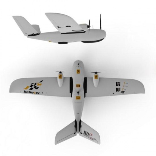 Believer 1960mm Wingspan EPO Portable Aerial Survey Aircraft RC Airplane KIT