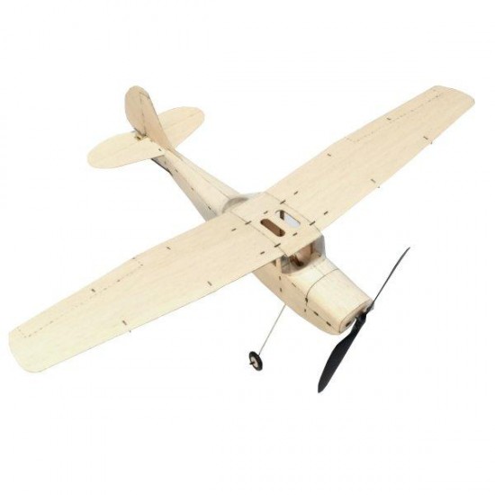 MinimumRC Cessna L-19 460mm Wingspan Balsa Wood Laser Cut RC Airplane KIT