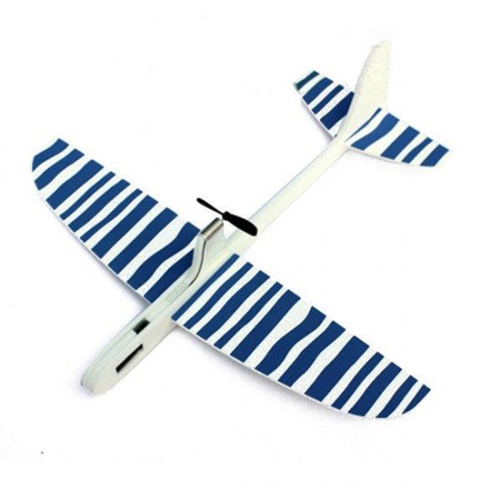 Upgraded Super Capacitor Electric Hand Throwing Free-flying Glider DIY Airplane Model