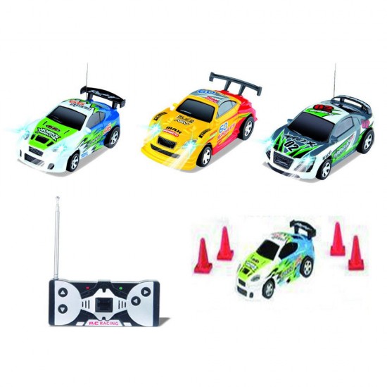 1PC FengQi Toys 8803 1/63 Radio Control Coke Mini Rc Car Micro Racing Vehicle Random Color