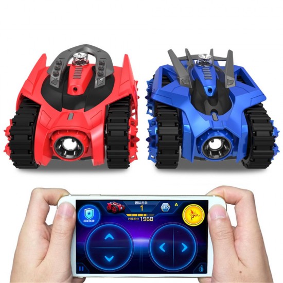 2PCS Galaxy Zega LEO GONDAR Rc Car youpin Tank For XiaoMi App Control Game Compatible W/ IOS Android