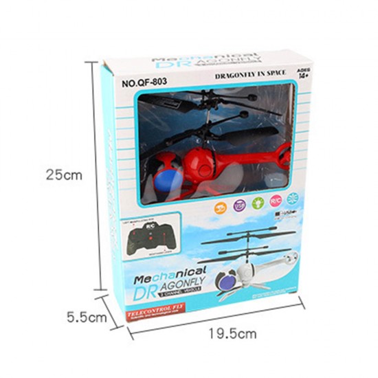 3CH Dragonfly RC Helicopter ABS Infrared Control Helicopter Toy
