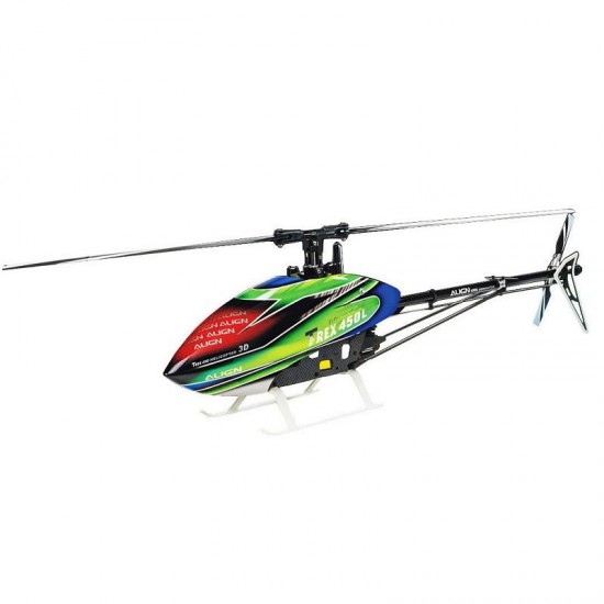 ALIGN T-REX 450LP RC Helicopter RH45E32XW Dominator Super Combo