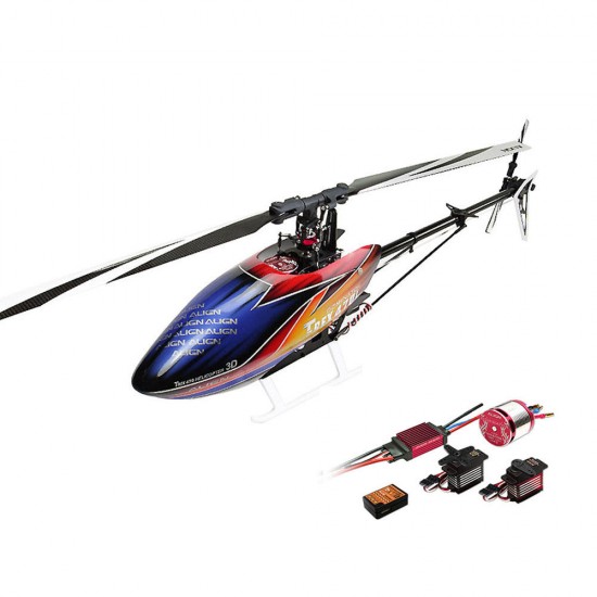 ALIGN T-REX 470LP DOMINATOR 6CH 3D Flying RC Helicopter Super Combo With 1800KV Brushless Motor 50A ESC Digital Servos