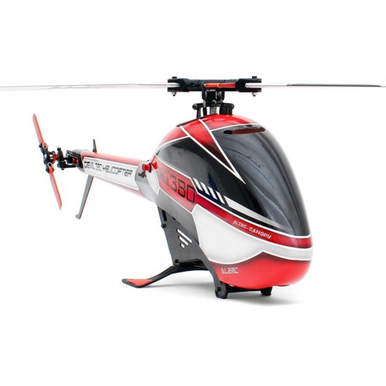 ALZRC Devil 380 FAST FBL 6CH 3D Flying Flybarless RC Helicopter Super Combo With Motor ESC Servo Gyro