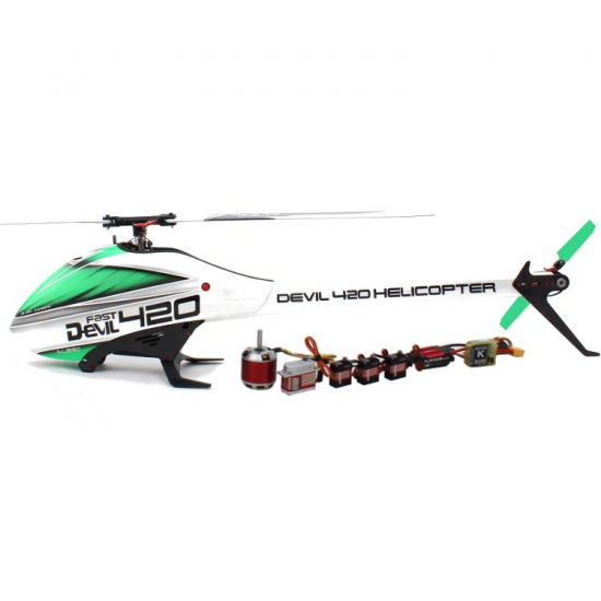 ALZRC Devil 420 FAST FBL RC Helicopter Super Combo