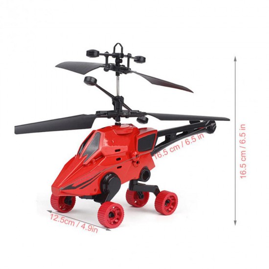 CX108 3CH Infrared Remote Control RC Helicopter Land Air Vehicle Toy for Children Kids