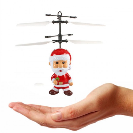 Induced Flying Santa Claus Inductive Toy Christmas Gift for Kid