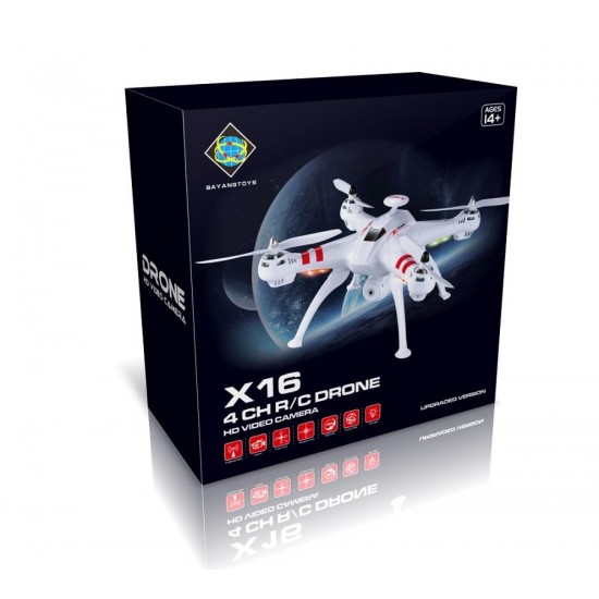 BAYANGTOYS X16 Brushless WIFI FPV With 2MP Camera Altitude Hold 2.4G 4CH 6Axis RC Quadcopter RTF