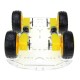 DIY 4WD Double-Deck Smart Robot Car Chassis Kits with Speed Encoder DIY 4WD Double-Deck Smart Robot Car Chassis Kits with Speed Encoder
