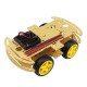 DIY 4WD Smart Robot Car Chassis Kits with Speed Encoder