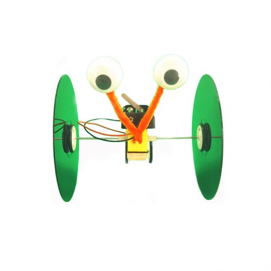 DIY Educational Electric Disk Robot Scientific Invention Toys DIY Educational Electric Disk Robot Scientific Invention Toys