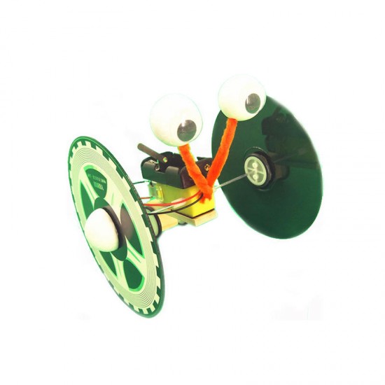 DIY Educational Electric Disk Robot Scientific Invention Toys DIY Educational Electric Disk Robot Scientific Invention Toys