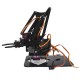 4DOF Assembling Acrylic Mechine Robot Arm with MG90S Metal Gear Servo For Robot DIY 4DOF Assembling Acrylic Mechine Robot Arm with MG90S Metal Gear Servo For Robot DIY