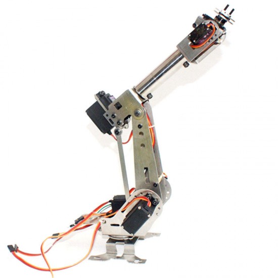 6DOF Mechanical Arm 6 Axis Rotating Manipulator Robot Arm Clamp Kit with Servo for Arduino