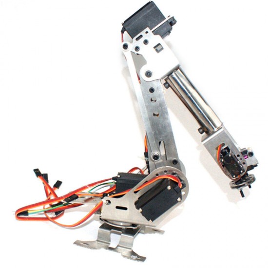 6DOF Mechanical Arm 6 Axis Rotating Manipulator Robot Arm Clamp Kit with Servo for Arduino