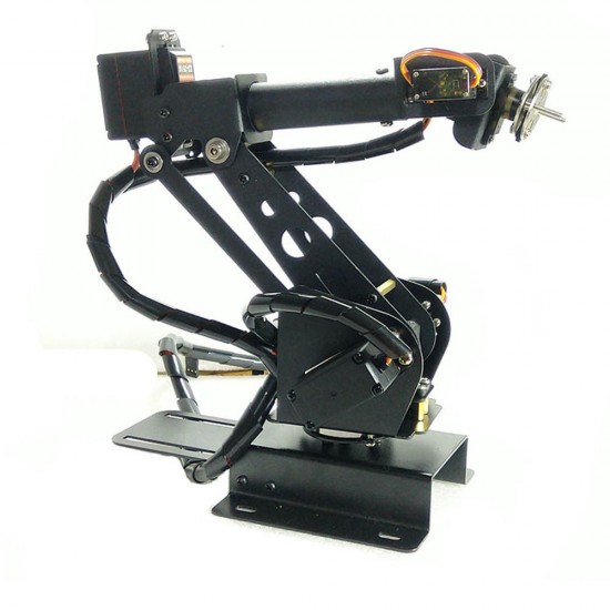 6DOF Metal RC Robot Arm abb Industrial Robot Arm With 6 Servo For Arduino/Bluetooth Control