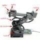 6DOF Metal RC Robot Arm abb Industrial Robot Arm With 6 Servo For Arduino/Bluetooth Control 6DOF Metal RC Robot Arm abb Industrial Robot Arm With 6 Servo For Arduino/Bluetooth Control