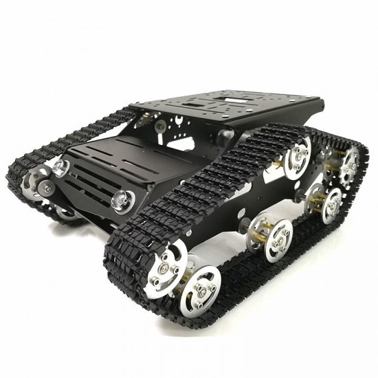 6DOF WiFi Arduino Smart Robot Tank Chassis With Arm Clawer 7 Servos