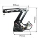 Arduino Pump All-metal RC Robot Arm 270° Rotation Educational Kit With Digital Servo Arduino Pump All-metal RC Robot Arm 270° Rotation Educational Kit With Digital Servo