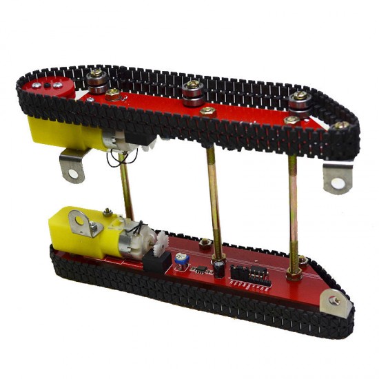 Smart Robot Tank Chasis Kits Caterpillar Crawler Integrated Two motor for Arduino