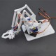 URUAV DIY 4DOF Smart Acrylic RC Robot Arm Assembled Arm Educational Kit For Arduino Black/White
