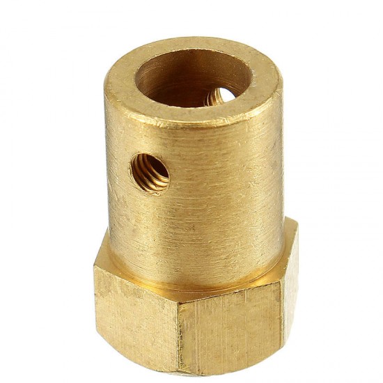 3mm 4mm 5mm 6mm 7mm Hexagonal Copper Coupling Coupler for Robot Car Wheel 3mm 4mm 5mm 6mm 7mm Hexagonal Copper Coupling Coupler for Robot Car Wheel
