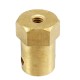 3mm 4mm 5mm 6mm 7mm Hexagonal Copper Coupling Coupler for Robot Car Wheel 3mm 4mm 5mm 6mm 7mm Hexagonal Copper Coupling Coupler for Robot Car Wheel