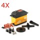 4X JX Servo PDI-HV2060MG 60KG High Torque 180° Digital Servo for RC Model 4X JX Servo PDI-HV2060MG 60KG High Torque 180° Digital Servo for RC Model