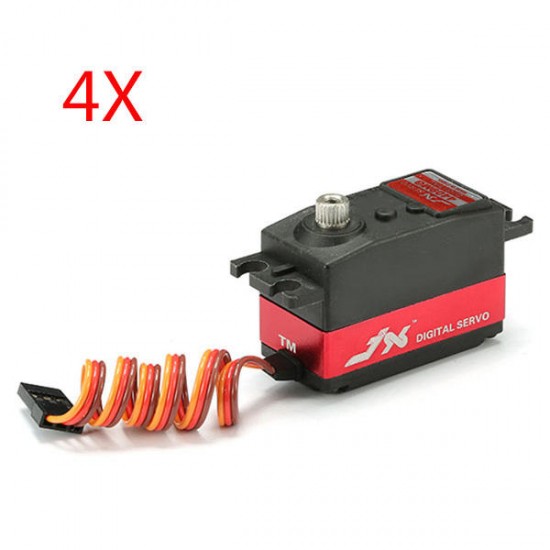 4x JX Servo PDI-4409MG 9kg Large Torque 180 Degree Digital Servo 4x JX Servo PDI-4409MG 9kg Large Torque 180 Degree Digital Servo