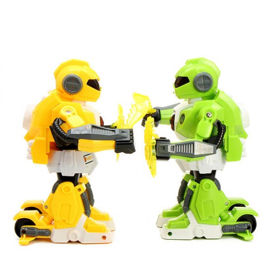 2PCS RC Intelligent Boxing Battle Robot with Light and Music