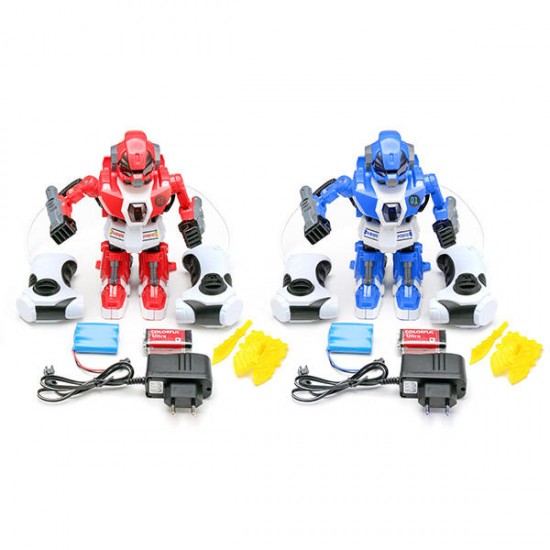 2PCS RC Intelligent Boxing Battle Robot with Light and Music