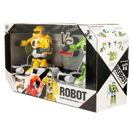 2PCS RC Intelligent Boxing Battle Robot with Light and Music