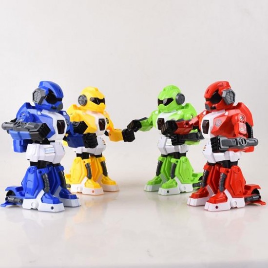 2PCS RC Intelligent Boxing Battle Robot with Light and Music