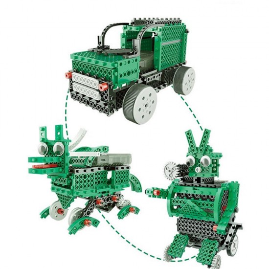 3 In 1 DIY RC Robot Toy Block Building Infrared Control Car Soldier Dinosaur Educational Kit 3 In 1 DIY RC Robot Toy Block Building Infrared Control Car Soldier Dinosaur Educational Kit